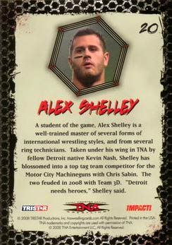 2008 TriStar TNA Impact Wrestling #20 Alex Shelley