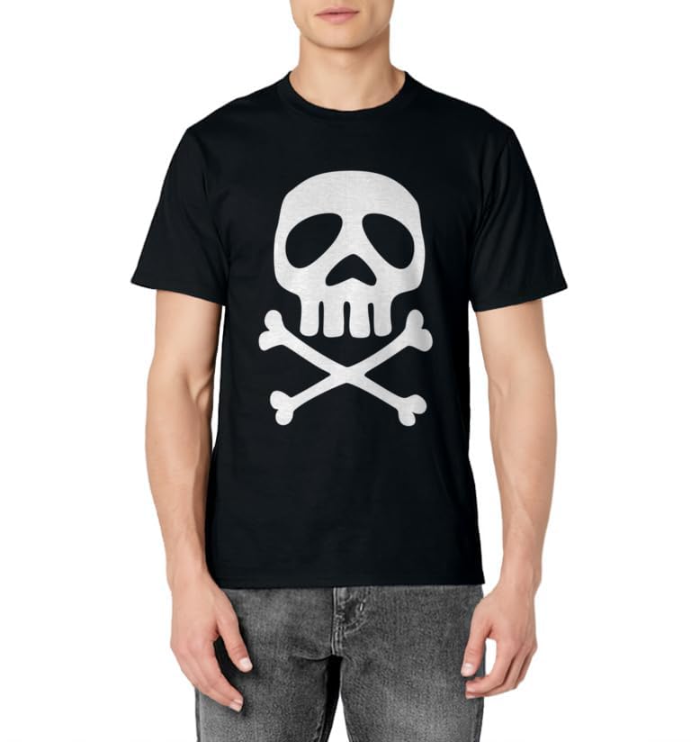 Skull Space Pirate Captain Party Festival Halloween T-shirt