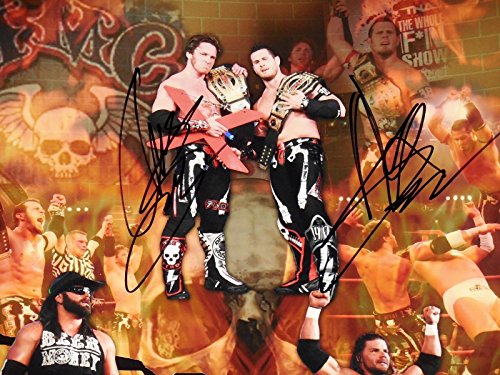 Beer Money / Motor City Machine Guns Signed 11x14 Photo - Roode, Sabin, Storm, & Shelley!