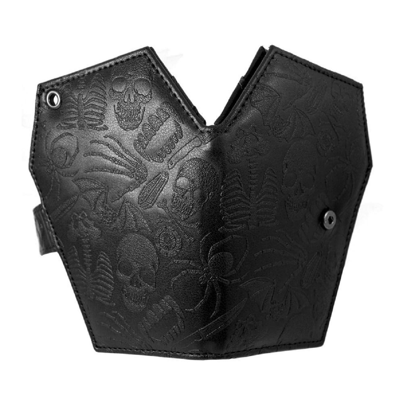 kreepsville 666 Gothic Embossed Skull Coffin Wallet